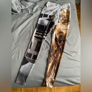 BlackMilk Clothing Artoo and Threepio Leggings - SMALL